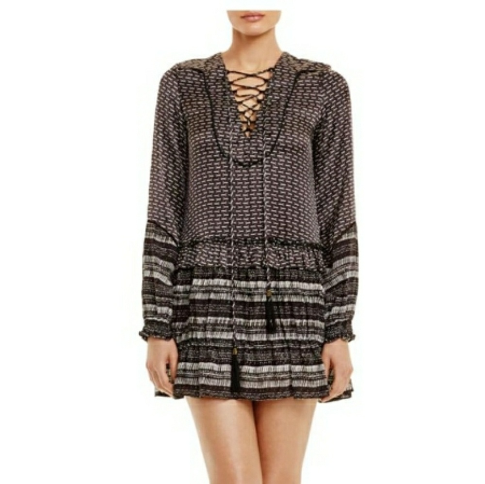 NWT 12TH STREET Cynthia Vincent Gorgeous BOHO Dress - Picture 5 of 7